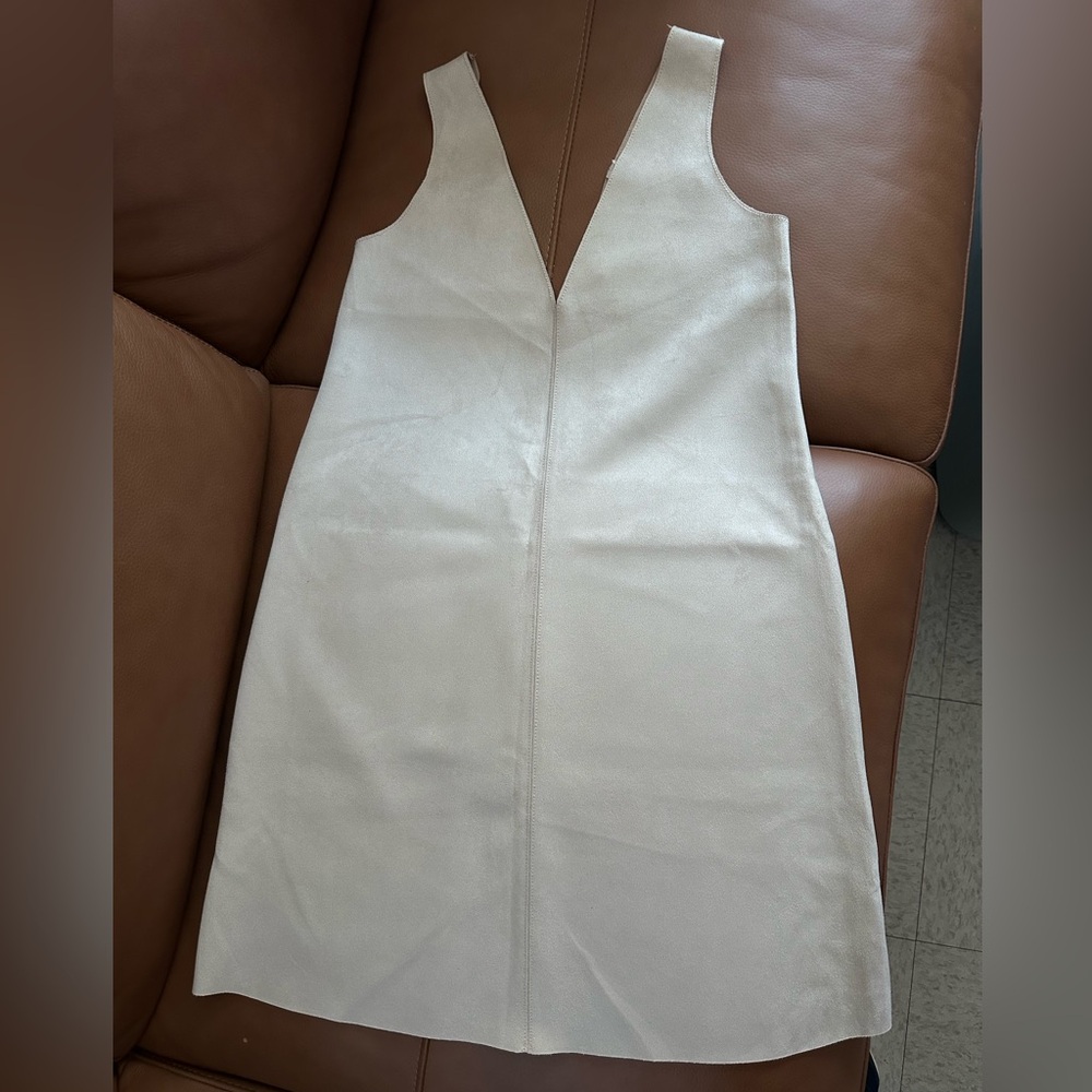 Zara Beige and Cream Dress